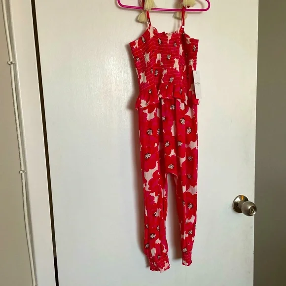 Jessica Simpson Floral Toddler Jumpsuit Suit - Size 3T - Picture 2 of 10